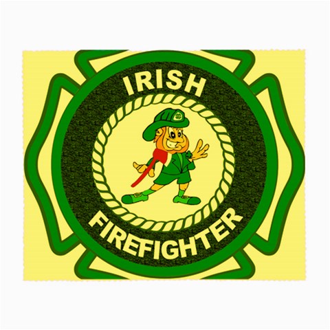 Irish Firefighter Small Glasses Cloth from ArtsNow.com Front