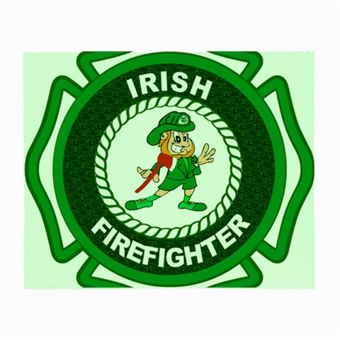 Irish Firefighter Small Glasses Cloth from ArtsNow.com Front