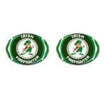 Irish Firefighter Cufflinks (Oval)