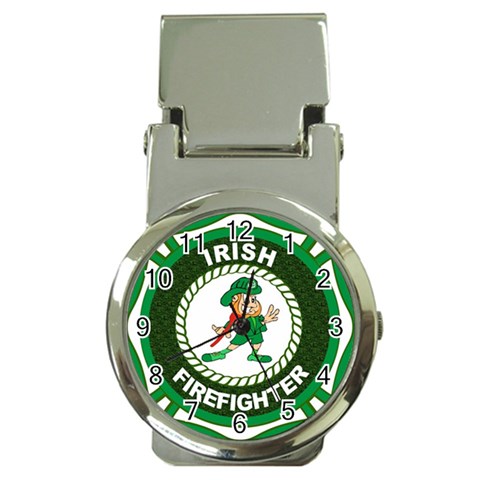 Irish Firefighter Money Clip Watch from ArtsNow.com Front