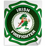 Irish Firefighter Canvas 8  x 10 