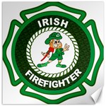 Irish Firefighter Canvas 12  x 12 