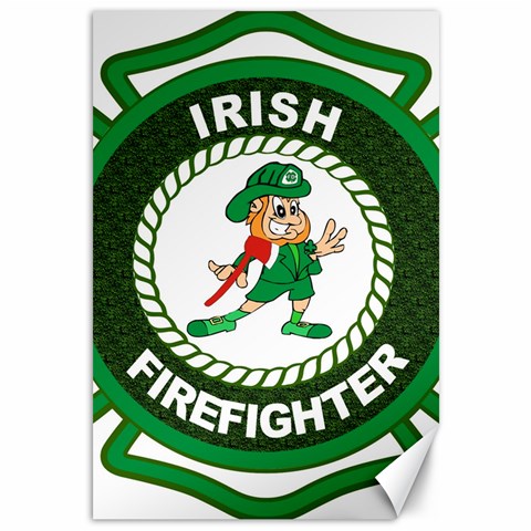 Irish Firefighter Canvas 12  x 18  from ArtsNow.com 11.88 x17.36  Canvas - 1