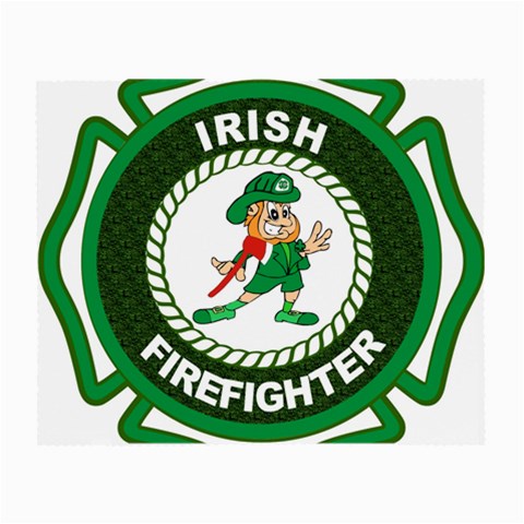 Irish Firefighter Small Glasses Cloth (2 Sides) from ArtsNow.com Front