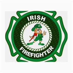 Irish Firefighter Small Glasses Cloth (2 Sides) from ArtsNow.com Front