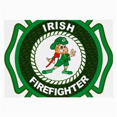 Irish Firefighter Large Glasses Cloth (2 Sides) from ArtsNow.com Front