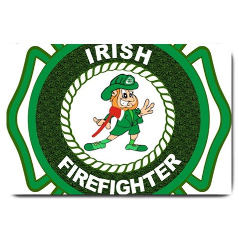 Irish Firefighter Large Doormat from ArtsNow.com 30 x20  Door Mat