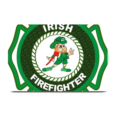 Irish Firefighter Plate Mat from ArtsNow.com 18 x12  Plate Mat