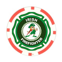 Irish Firefighter Poker Chip Card Guard from ArtsNow.com Front