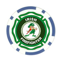 Irish Firefighter Poker Chip Card Guard from ArtsNow.com Back