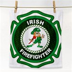 Irish Firefighter Face Towel