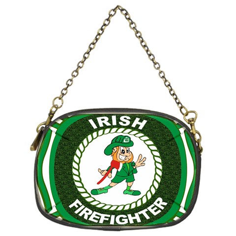 Irish Firefighter Chain Purse (One Side) from ArtsNow.com Front