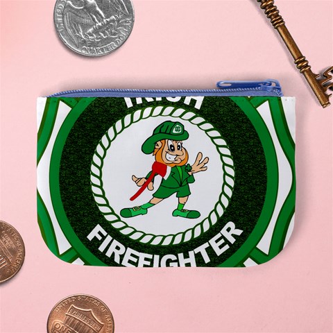 Irish Firefighter Mini Coin Purse from ArtsNow.com Back