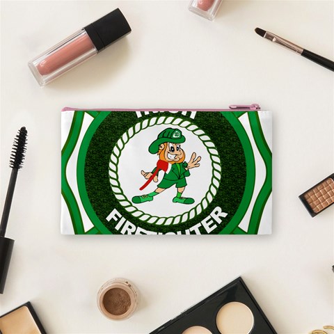 Irish Firefighter Cosmetic Bag (Small) from ArtsNow.com Back