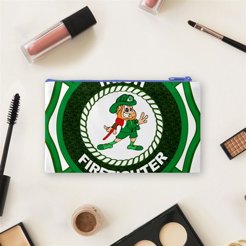 Irish Firefighter Cosmetic Bag (Small) from ArtsNow.com Back