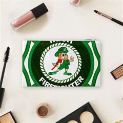 Irish Firefighter Cosmetic Bag (Small) from ArtsNow.com Back