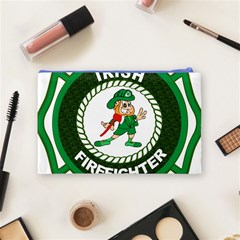 Irish Firefighter Cosmetic Bag (Medium) from ArtsNow.com Back