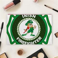 Irish Firefighter Cosmetic Bag (Large) from ArtsNow.com Front