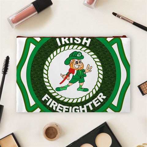 Irish Firefighter Cosmetic Bag (Large) from ArtsNow.com Back