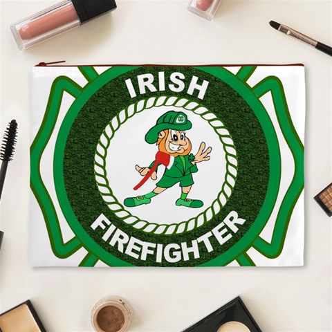 Irish Firefighter Cosmetic Bag (XL) from ArtsNow.com Front