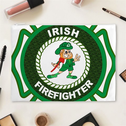 Irish Firefighter Cosmetic Bag (XL) from ArtsNow.com Front