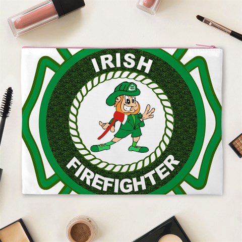 Irish Firefighter Cosmetic Bag (XL) from ArtsNow.com Back