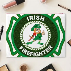 Irish Firefighter Cosmetic Bag (XL) from ArtsNow.com Back