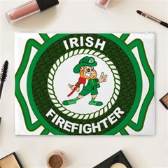 Irish Firefighter Cosmetic Bag (XL) from ArtsNow.com Back