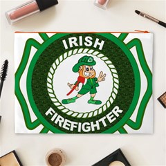 Irish Firefighter Cosmetic Bag (XL) from ArtsNow.com Back