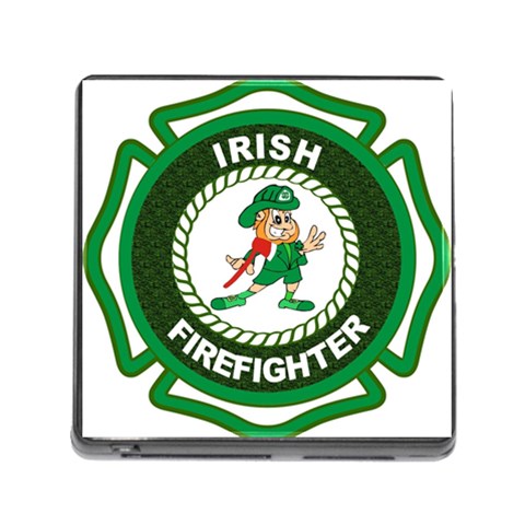 Irish Firefighter Memory Card Reader (Square 5 Slot) from ArtsNow.com Front