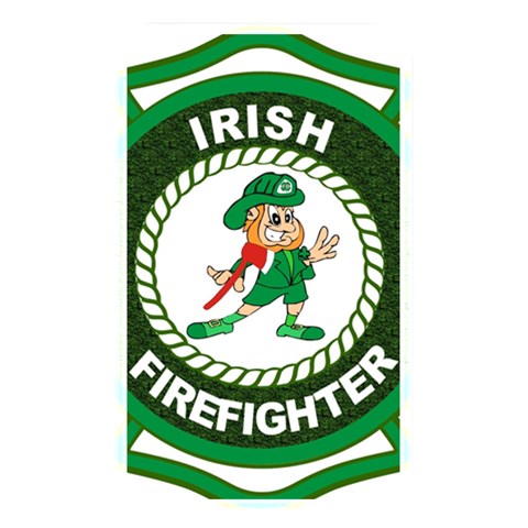 Irish Firefighter Memory Card Reader (Rectangular) from ArtsNow.com Front