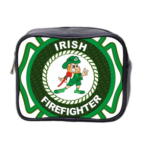 Irish Firefighter Mini Toiletries Bag (Two Sides) from ArtsNow.com Front