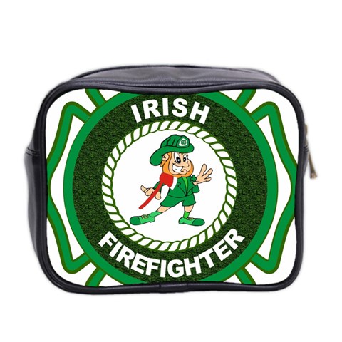 Irish Firefighter Mini Toiletries Bag (Two Sides) from ArtsNow.com Back