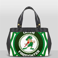 Irish Firefighter Oversize Office Handbag (2 Sides) from ArtsNow.com Front