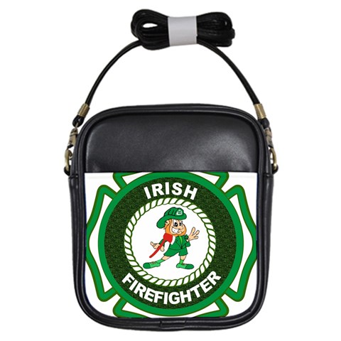 Irish Firefighter Girls Sling Bag from ArtsNow.com Front