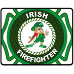 Irish Firefighter Fleece Blanket (Medium)