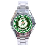 Irish Firefighter Stainless Steel Analogue Watch