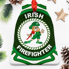 Irish Firefighter Bell Ornament (Two Sides) from ArtsNow.com Front