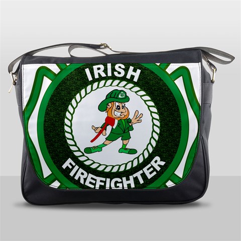 Irish Firefighter Messenger Bag from ArtsNow.com Front