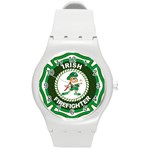 Irish Firefighter Round Plastic Sport Watch (M)