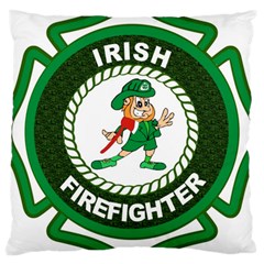 Irish Firefighter Large Cushion Case (Two Sides) from ArtsNow.com Front