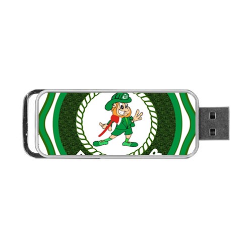 Irish Firefighter Portable USB Flash (One Side) from ArtsNow.com Front