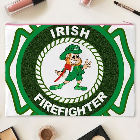 Irish Firefighter Cosmetic Bag (XXXL) from ArtsNow.com Back