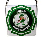 Irish Firefighter Flap Closure Messenger Bag (L)