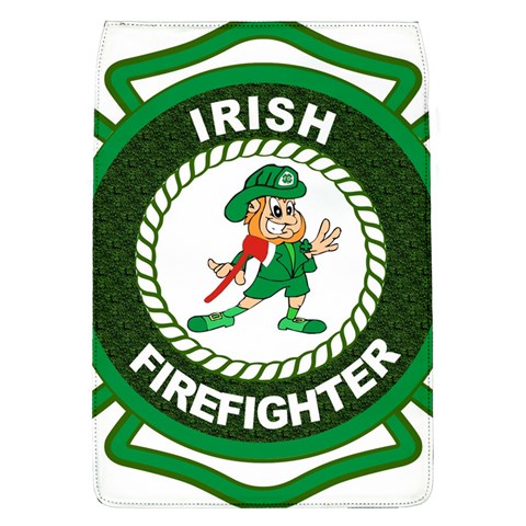 Irish Firefighter Removable Flap Cover (L) from ArtsNow.com Front