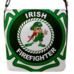 Irish Firefighter Flap Closure Messenger Bag (S)