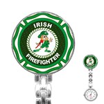 Irish Firefighter Stainless Steel Nurses Watch