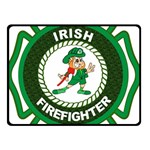 Irish Firefighter Double Sided Fleece Blanket (Small)