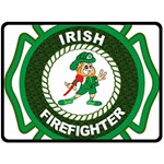 Irish Firefighter Double Sided Fleece Blanket (Large)