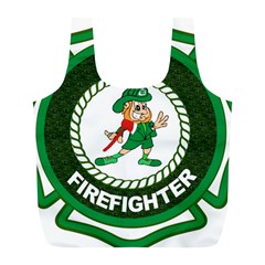 Irish Firefighter Full Print Recycle Bag (L) from ArtsNow.com Front